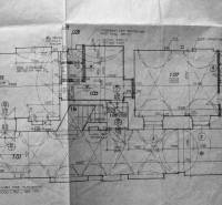 Ground floor building plan, displayed rooms and layout of elements on Slovenská Street in Prešov.