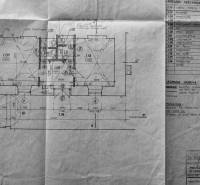 Technical drawing of the operational building on Slovenská Street in Prešov with details of the rooms.