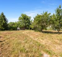 A plot in Dobrohošť, ideal for living, surrounded by trees and greenery.