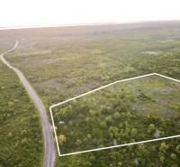 Aerial view of commercial land in the Kizimkazi area, Unguja South.