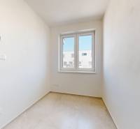 Bright room with a window and door in a family house.