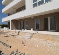 The exterior of the Recreational Apartment on Stablinac in the town of Vodice during construction.
