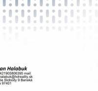 HD Reality business card with contact information and real estate agency logo.