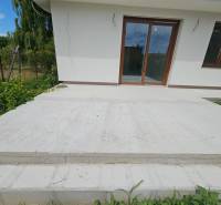 Concrete terrace of a family house on Roľnícka Street in Bratislava - Vajnory.