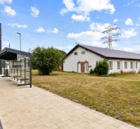 Bus stop on Vajnorská Street in Bratislava - Nové Mesto near the offices.