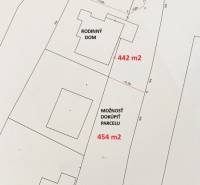 Land plan with a family house in Vyšná Myšľa, option to purchase an additional parcel of 454 m².