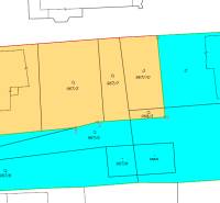 The map shows plots on Lietavská Lúčka street with the designation of a 3-room apartment.