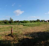 A residential plot on Cintorínska Street in Malinovo, with a view of greenery.