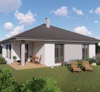 A family house on a residential plot in Malinovo on Cintorínska Street, with a landscaped garden.