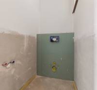 Preparation for the installation of a toilet in a family house, with the installation of a concealed flushing system.