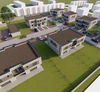 Visualization of a residential area with 4-room apartments on Triblavinska Street in Chorvátsky Grob.