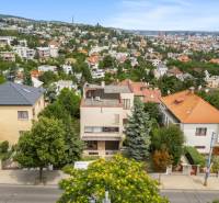 A view of family houses on Mudroňova Street in Bratislava - Old Town.