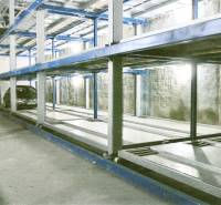 A multi-level parking lot with parked cars offers an efficient solution for storage spaces.