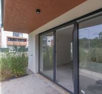 Garden and entrance to a 2-room apartment on Javorová Street in Kostolište.