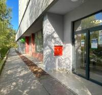 Entrance to the building on Strečnianska Street in Bratislava - Petržalka.