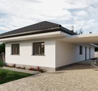 Family house on Veselé Street, garden with a bicycle by the path and well-maintained greenery.