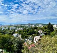 View of greenery and buildings in Bratislava - Old Town from Bartókova Street.