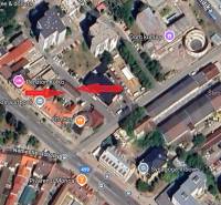 Aerial view of commercial premises on Slovenského národného povstania Street in Vrbové.