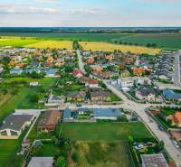 An aerial view of the development in Nová Dedinka along Majerská, an ideal location for plots - living.
