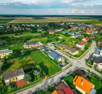Aerial view of family houses and gardens in the area of Nová Dedinka, Majerská, Plots - living.