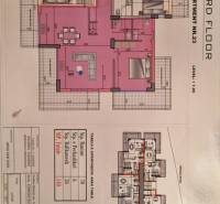 Floor plan of the third floor of a recreational apartment with an area of 110 m².