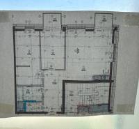 Proposal for a 3-room apartment on Bottova Street focusing on the layout of the rooms.