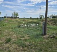 A grassy plot of land next to the road and fencing in Čierny Brod, suitable for agricultural purposes.
