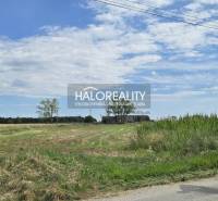 Agricultural and forest land in Čierny Brod, open landscape with power lines.