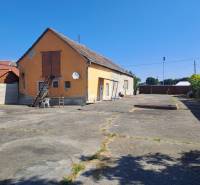 Garage and concrete area at a family house in Sládkovičovo.