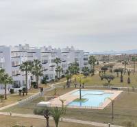Apartment buildings with a swimming pool in the area of Las Terrasas de la Torre Golf Resort, Roldán.