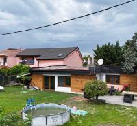 A family house on Poľná Street in Most pri Bratislave with a spacious garden and a swimming pool.