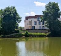 View of a new building by the lake on Vtáčia Street in Senec, 2-room apartment.