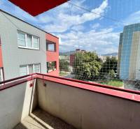 The balcony of a 2-room apartment on Gen. Svoboda Street in Trenčín with a view of the surroundings.