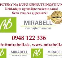 Mortgage and real estate services advertisement on Pri starom letisku street.