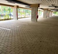 Parking lot on Sadova Street in Senica with parking spaces.