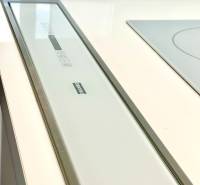 Kitchen cooktop and built-in panel in a 2-room apartment.