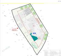 Architectural plan of the Villa in Vodice with parking and entrance to the property.