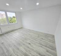 Bright room, laminate flooring, large window, 3-room apartment.