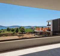 View from a 4-room apartment in Vodice of the sea and surroundings.