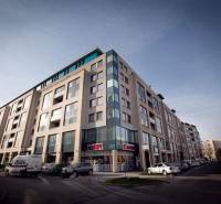 Multi-storey building with commercial spaces on Vajnorská Street, Bratislava - Nové Mesto.