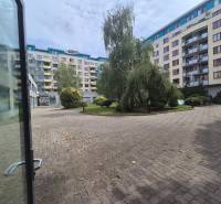 Courtyard of a residential complex with landscaped greenery, Bratislava - Nové Mesto, Vajnorská.