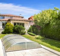 Family house on Malokarpatská Street in Limbach with a garden and a covered swimming pool.