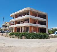 An unfinished building with reinforced concrete and brick construction in the city of Vodice.