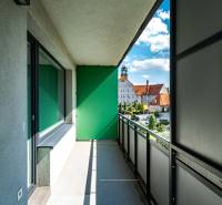 Balcony of a 2-room apartment on Strojárenská Street, Košice - Staré Mesto district.