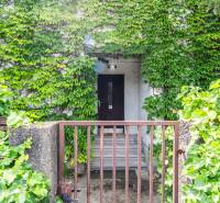 Overgrown entrance to the house on Brnianska Street in Bratislava - Old Town.