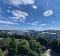 View of rooftops and greenery in Bratislava - Karlova Ves, 4-room apartment.