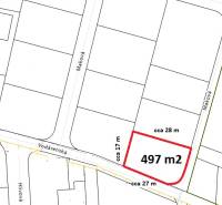 Residential plots on Vodárenská Street in Ľubotice, size 497 m².