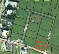 Plots for sale on Vodárenská Street in Ľubotice, area 497 m².