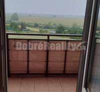 View from the balcony of a 2-room apartment in Bratislava - Petržalka with surrounding nature.