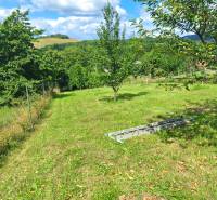 Garden on the property in Bodovce on Bodovce Street with fruit trees.